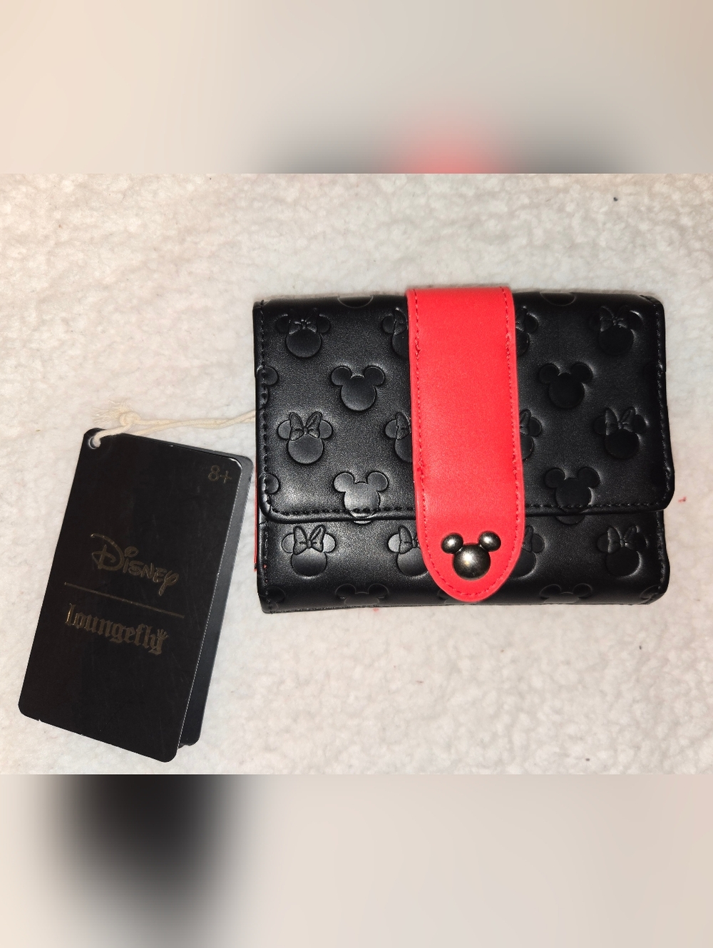 Loungefly Disney Mickey & Minnie Debossed Silhouettes Wallet